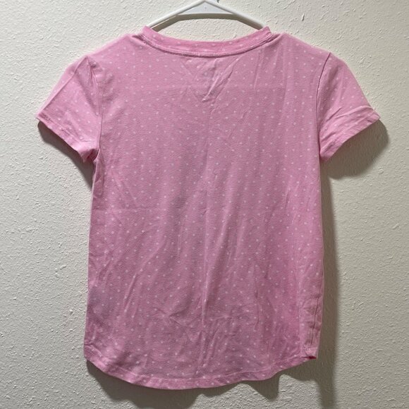 Wonder Nation Girls' Pink Polka Dot Unicorn Sequin Kids T-Shirt Size M (7-8) - Picture 4 of 8